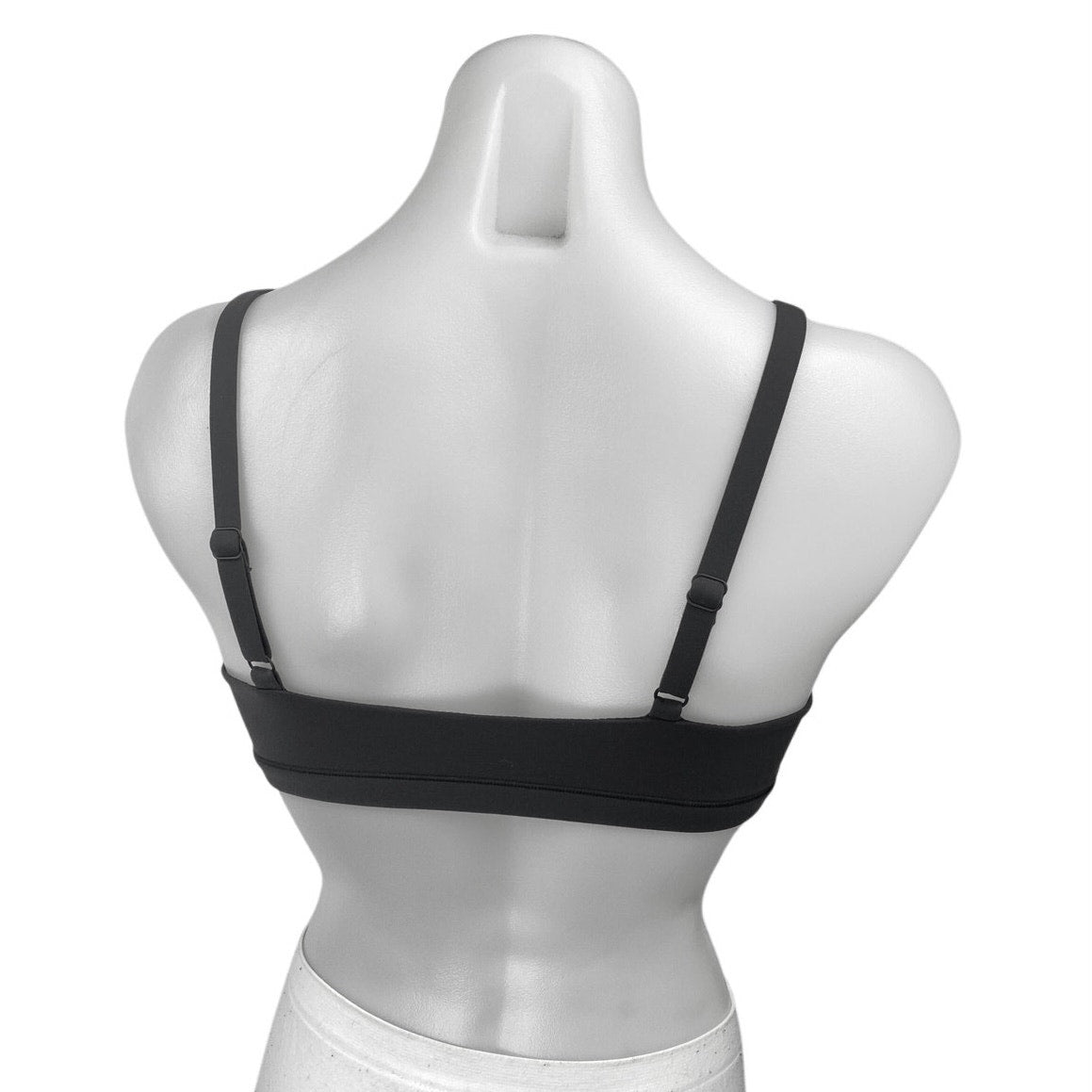 Skims Women's Black Sleeveless Cami Camisole Bralette Bustier Crop Tank Top XL