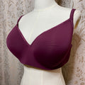 Victorias Secret 40DD Burgundy Lightly Lined Wireless Bra Smooth Comfort T-Shirt