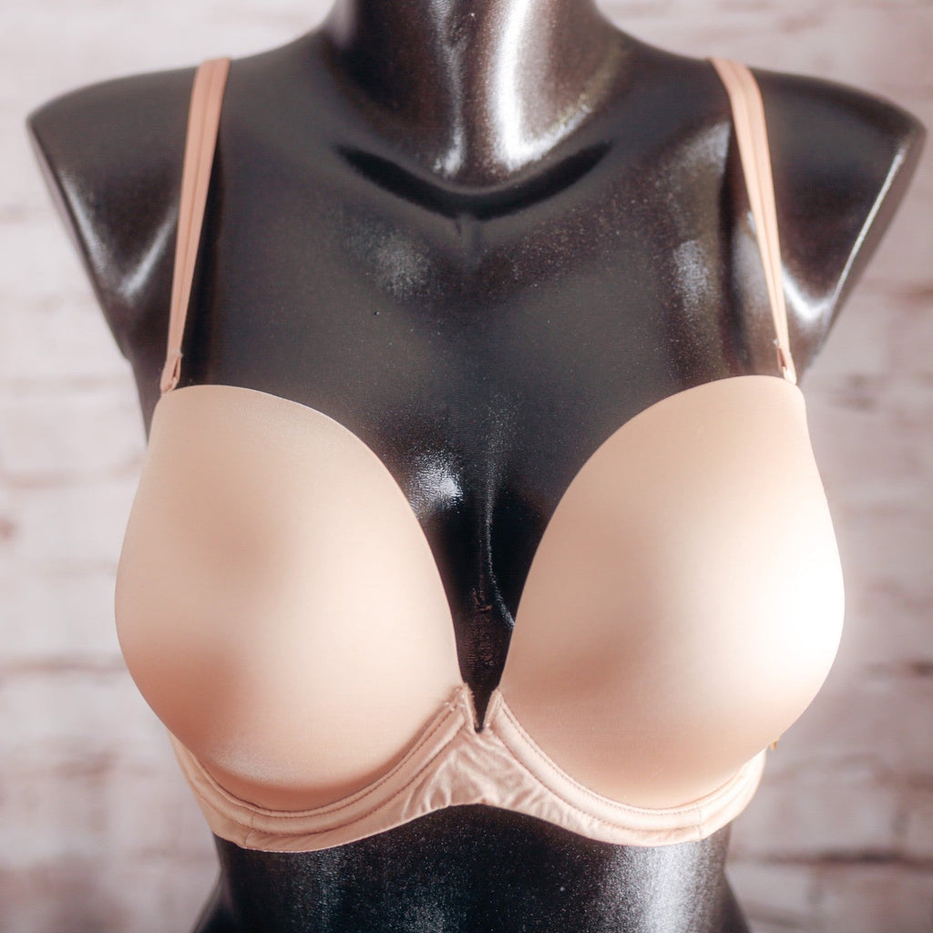 Victoria's Secret Very Sexy Multiway Padded Demi Classic T-shirt Bra Beige 34DD