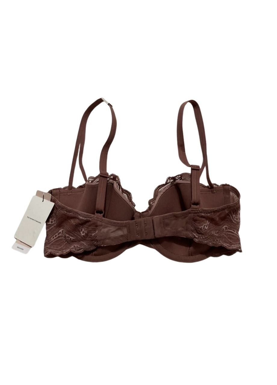 CALVIN KLEIN Lace Lightly Lined Balconette Bra PINK 34D