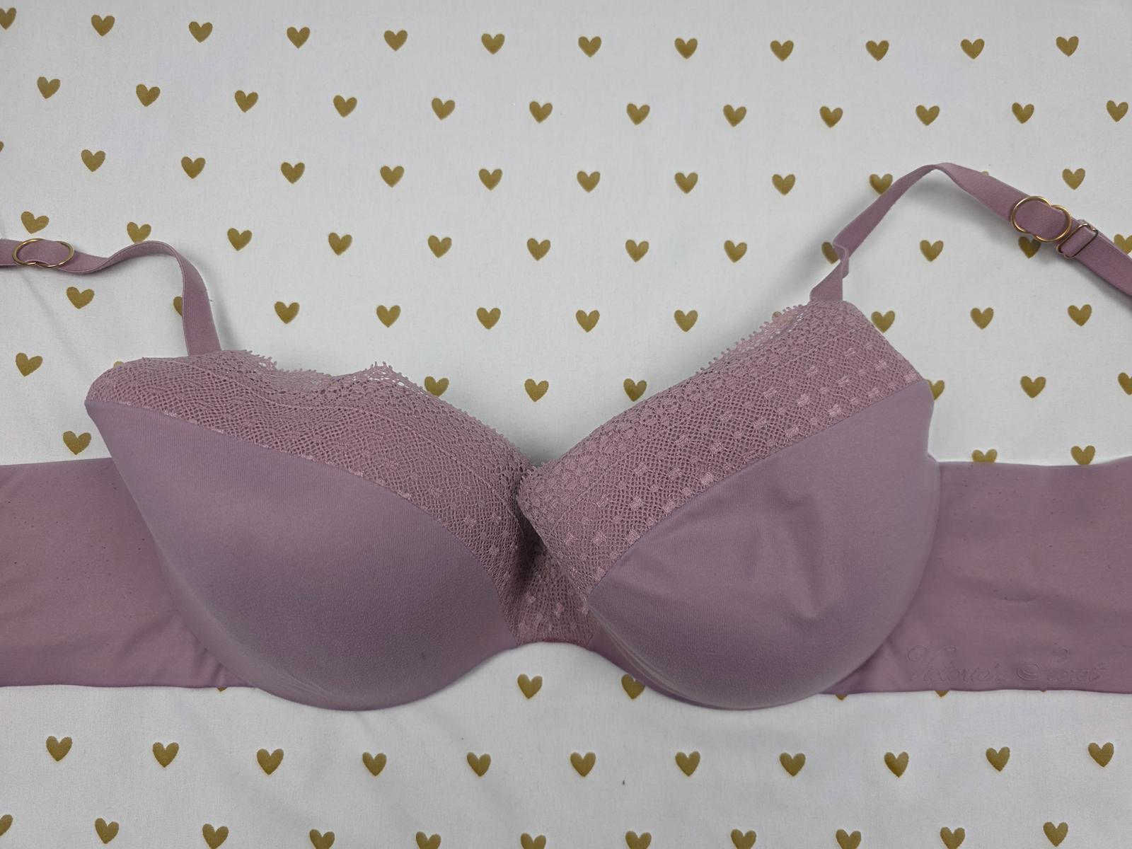 Victorias Secret INCREDIBLE Bra Lined Demi Soft balconette 34D