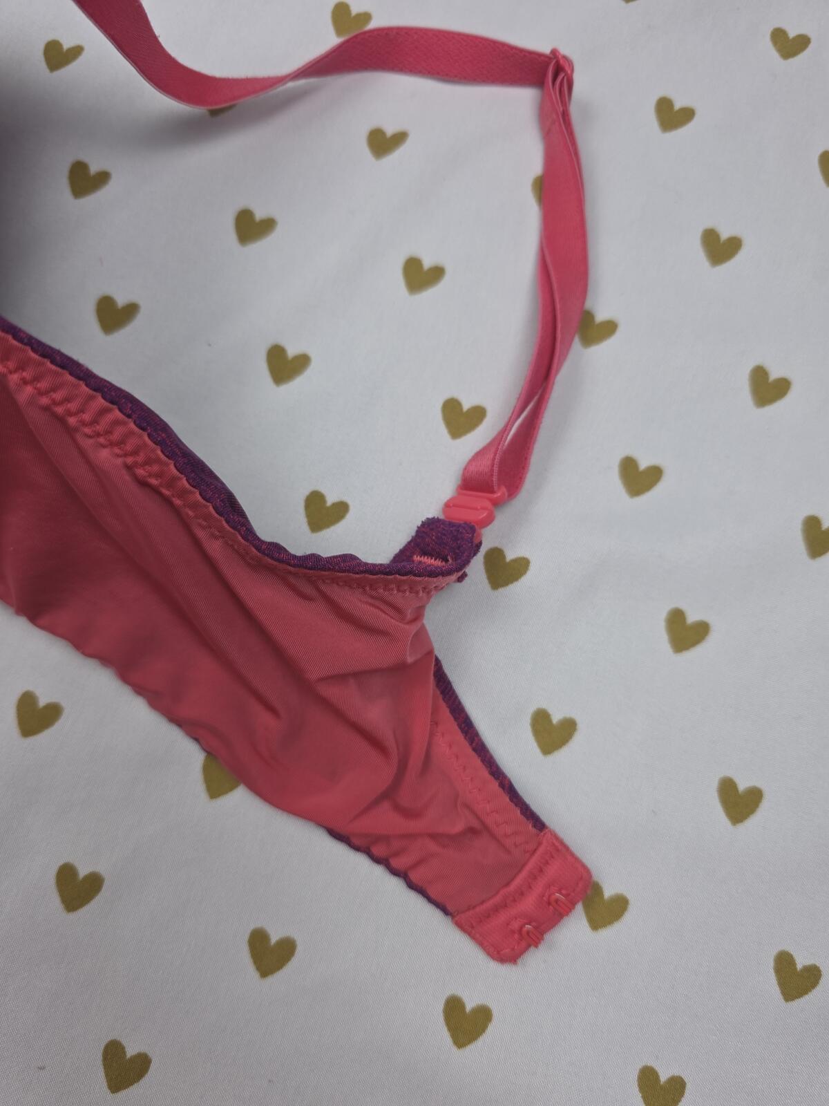 Victorias Secret Padded Perfect Coverage Bra Red 32C