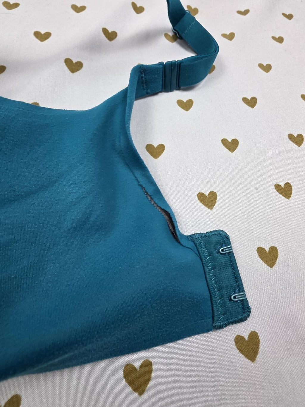 Victorias Secret Perfect Shape Blue Bra Soft Stretchy 32DD