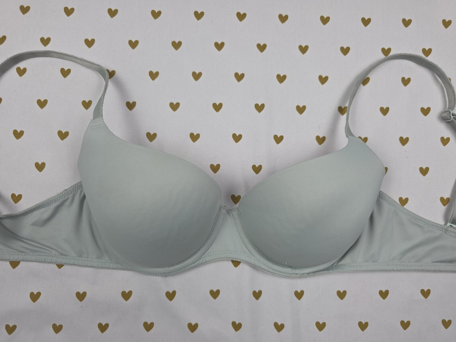 Victorias Secret PINK Wear Everywhere Lightly Lined Bra Mint 32C