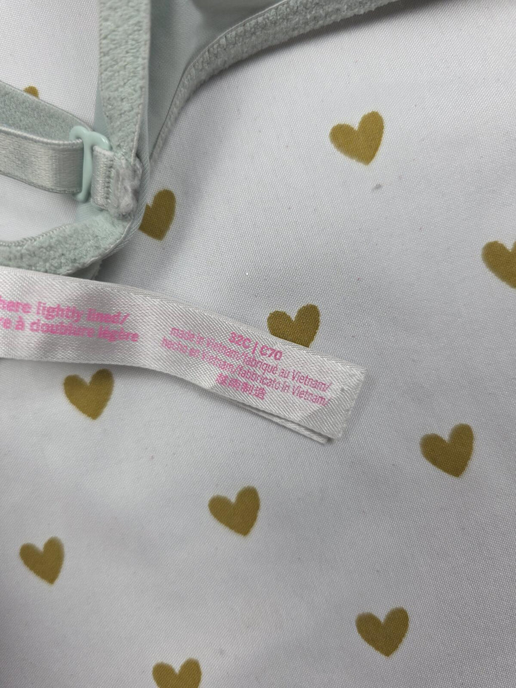Victorias Secret PINK Wear Everywhere Lightly Lined Bra Mint 32C