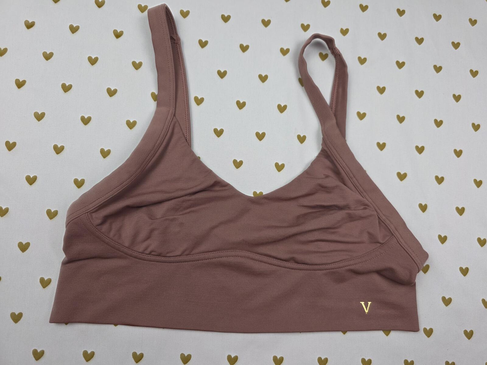 Victorias Secret Brown Soft Comfortable small Bralette Bra Top Tank