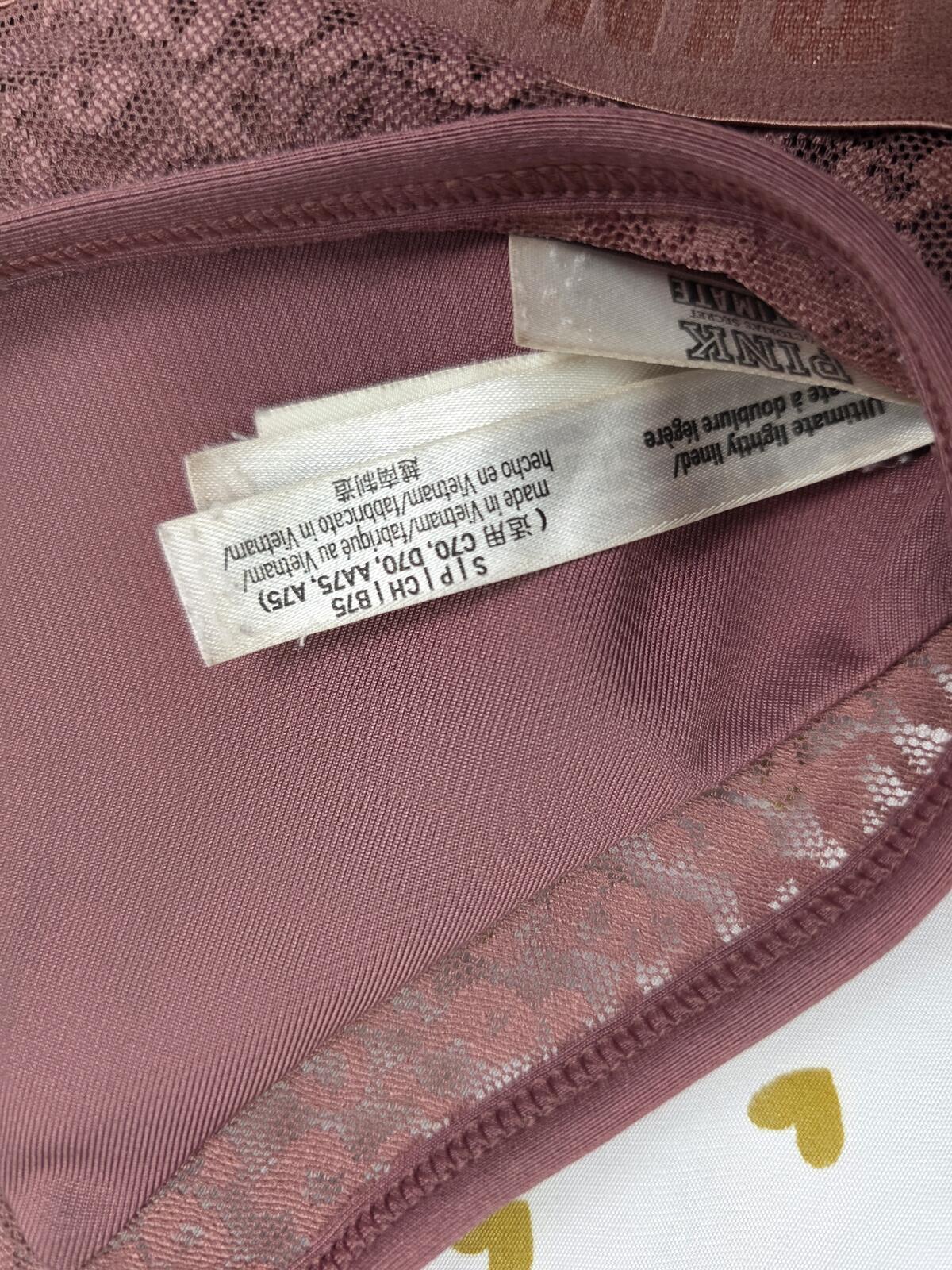 Victorias Secret Pink Sports Bra Leopard SMALL Bralette Bra Top Tank
