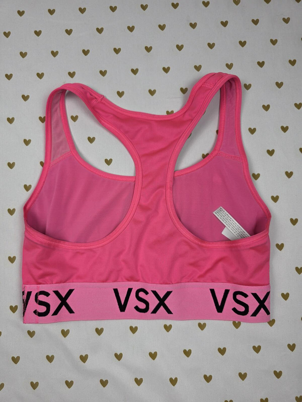 Victorias Secret VSX Hot PInk SMALL SPORTS BRA Bralette Bra Top Tank