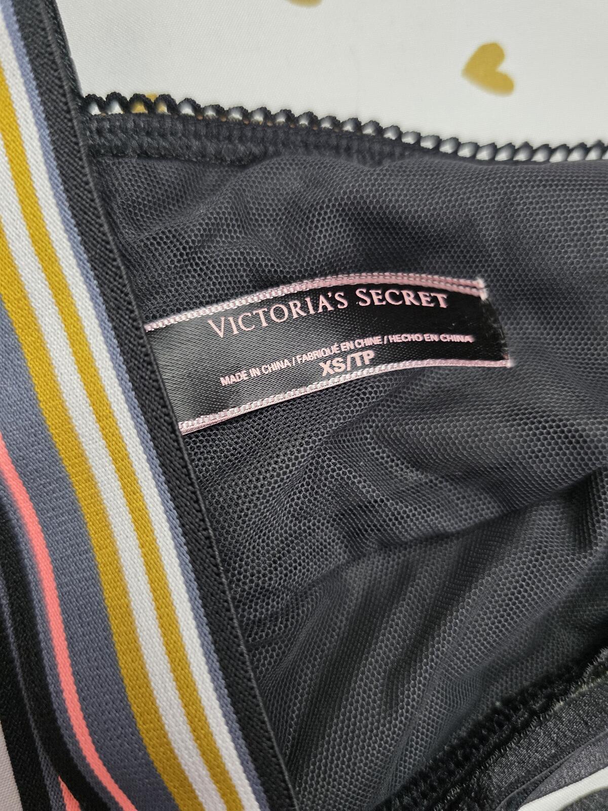 Victorias Secret Velvet Sexy Triangle XS Bralette Bra Top Tank