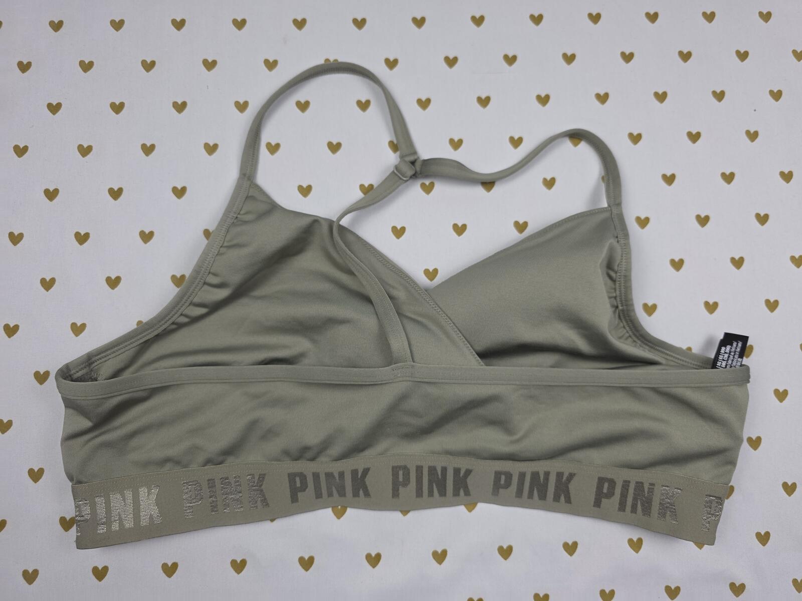 Victorias Secret Pink XL SPORTS BRA Bralette Bra Top Tank