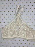 Victorias Secret White Lace Large Bralette Bra Top Tank