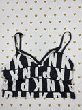 Victorias Secret Pink  Logo Sports Bra Ultimate XS Bralette Bra Top Tank
