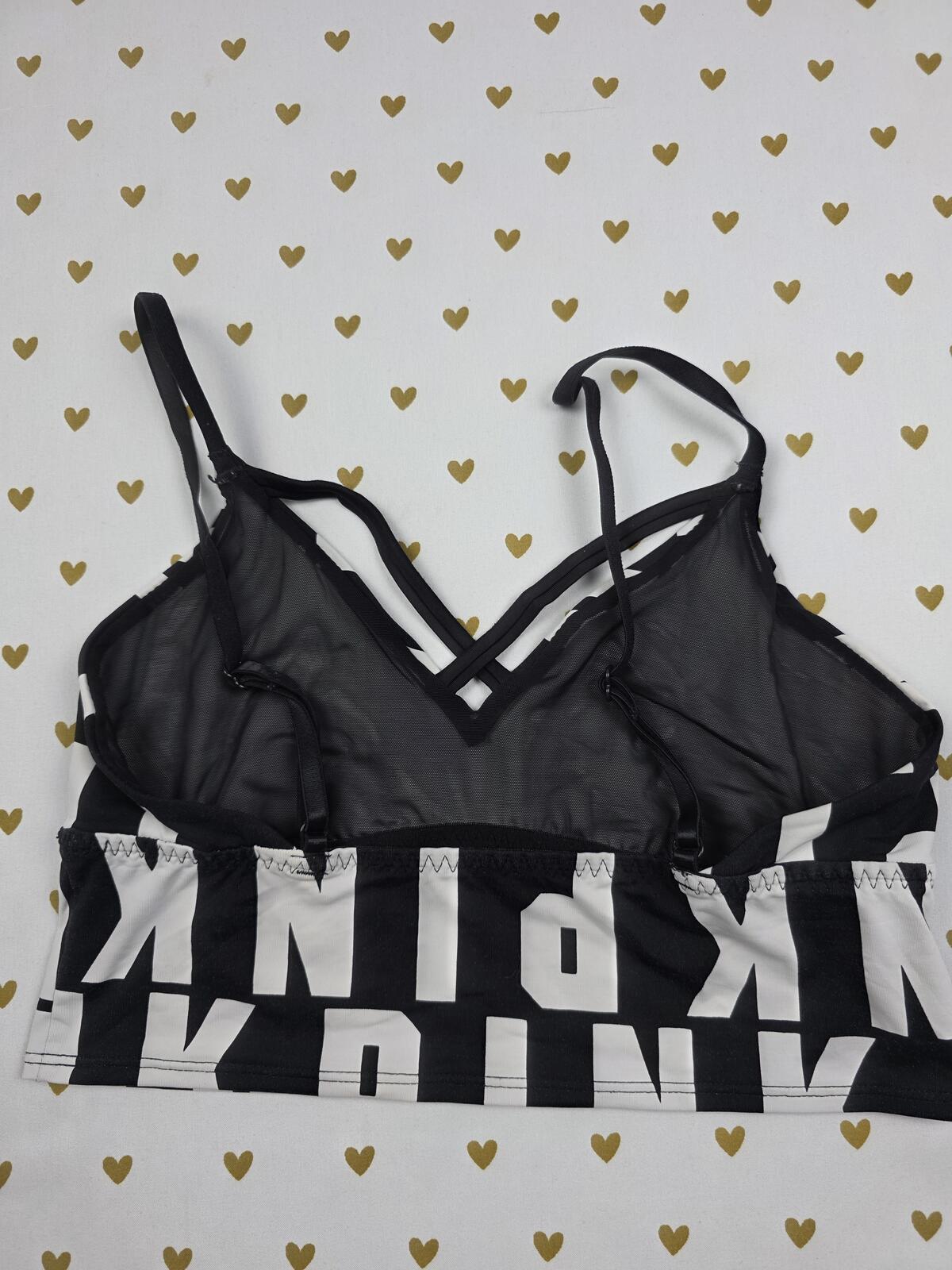 Victorias Secret Pink  Logo Sports Bra Ultimate XS Bralette Bra Top Tank