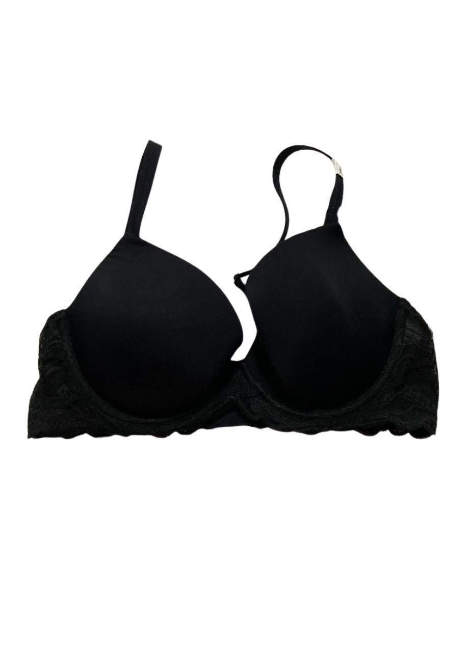 CALVIN KLEIN Sensual Stretch Lace Lift Demi Bra BLACK 38B