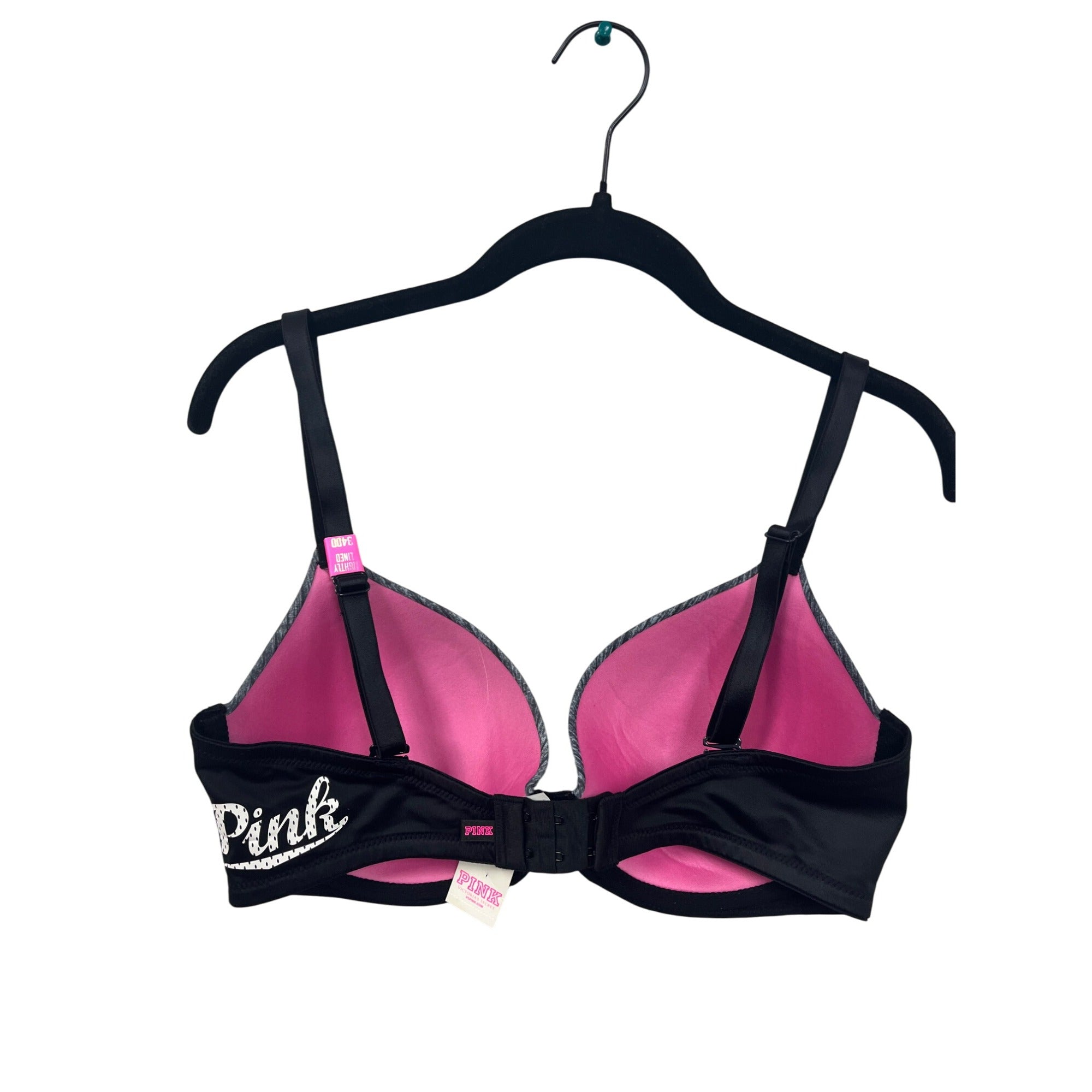 Victorias Secret Pink Lightly Lined Bra 34DD #6263