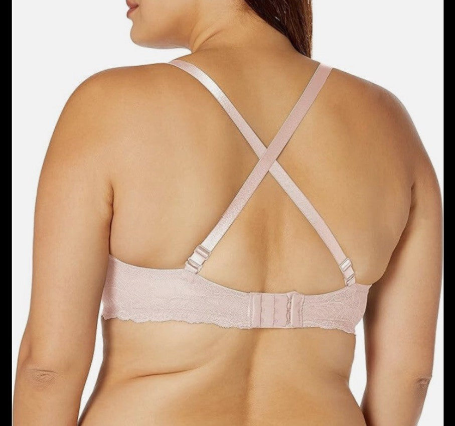 Calvin Klein Seductive Comfort Lace Demi Bra QF1444 Barely Pink 34C