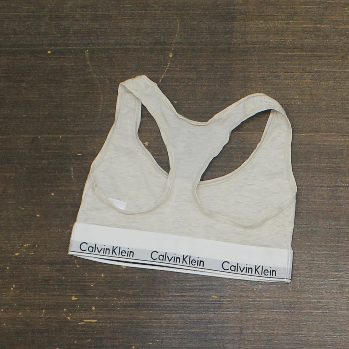 Calvin Klein Womens Modern Cotton Unlined Wireless Bralette F3785 Brown XS