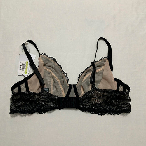 Calvin Klein Unlined Underwire Lace Bra in Black 40B