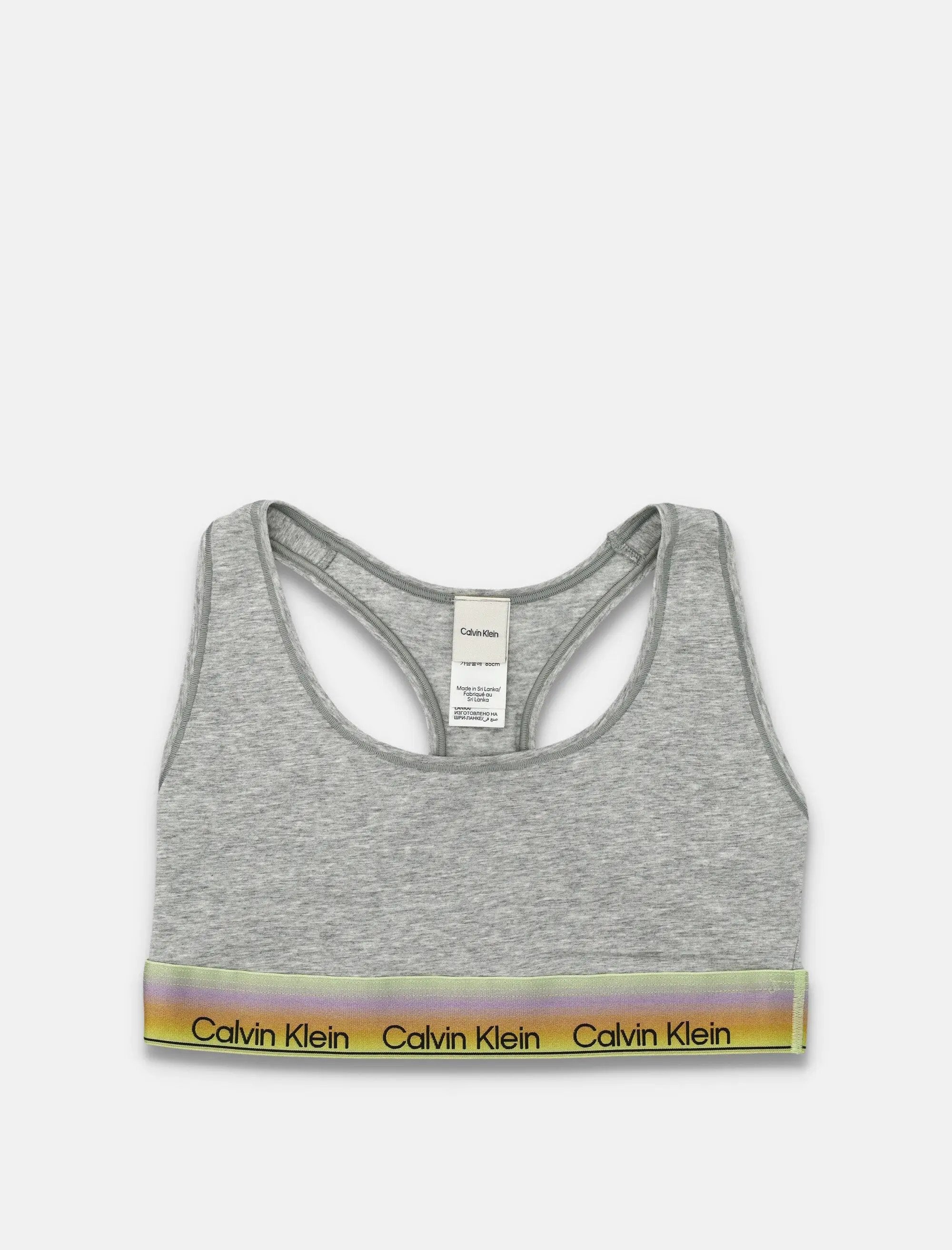 Calvin Klein multicolor logo band bralette