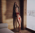 Calvin Klein | CK Black Floral Lace Unlined Balconette | Fall Berry