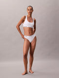 NWT Calvin Klein Women’s Bralette Set Modern Rich Cotton Stretch White M