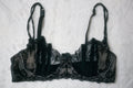 Victoria's Secret Balconette Lace Bra 38C Beige/Black