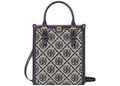 Tory Burch T Monogram Mini N/S Tote Navy