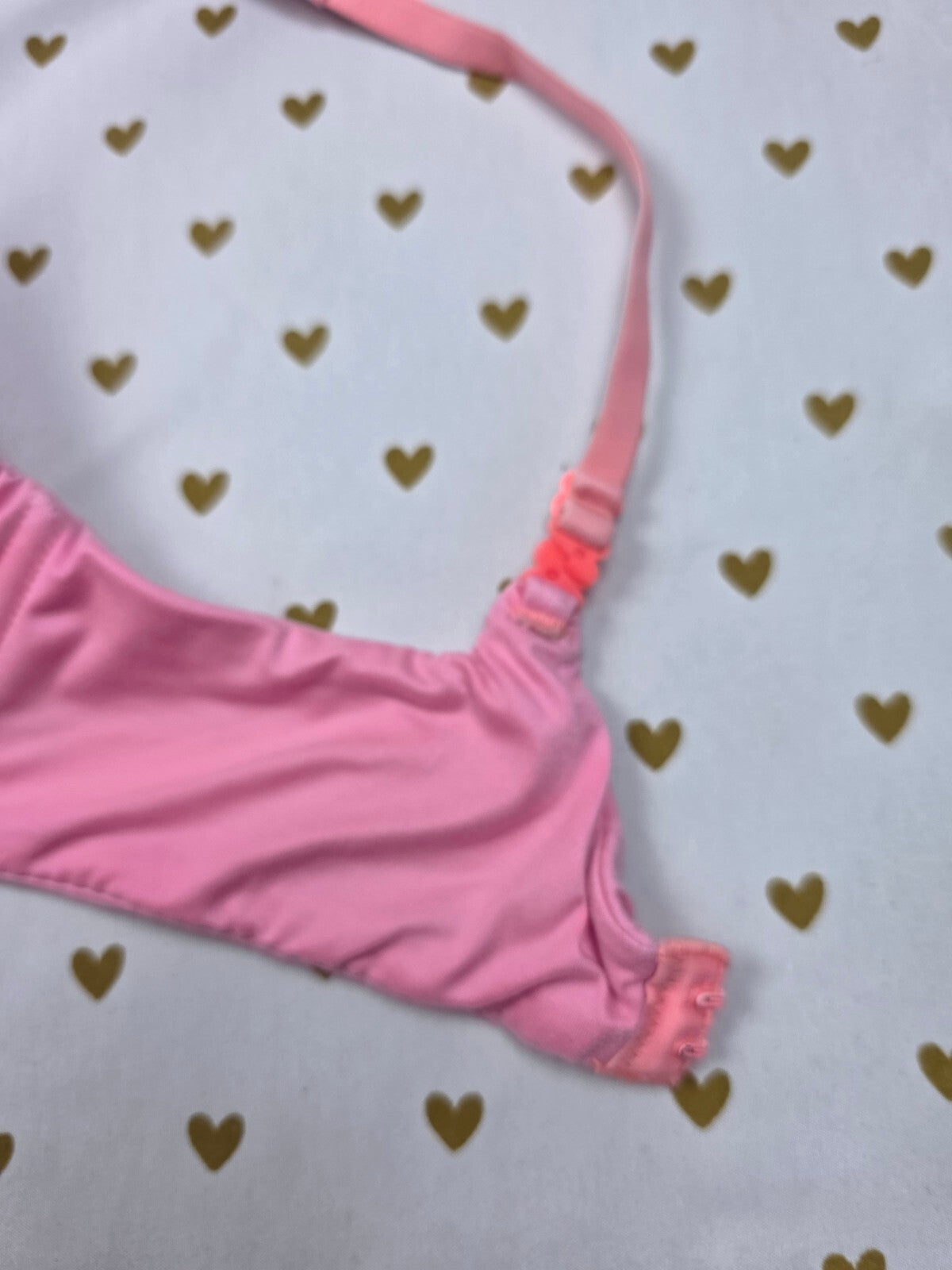 Victorias Secret Neon Pink Wireless No Wire Bra 34C