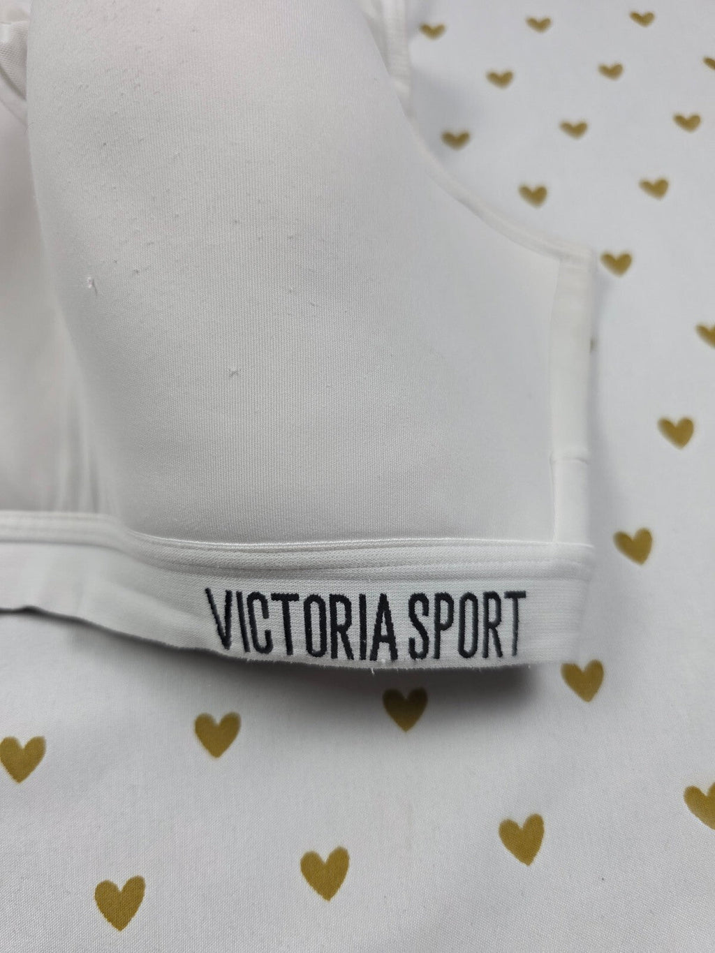 Victorias Secret White Sports Bra Exercise Active Support 34DD