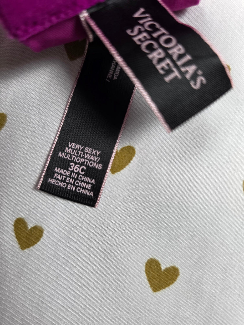 Victorias Secret Purple Very Sexy Multiway Bra 36C