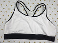 Victorias Secret White Sports Bra XL Bralette Bra Top Tank