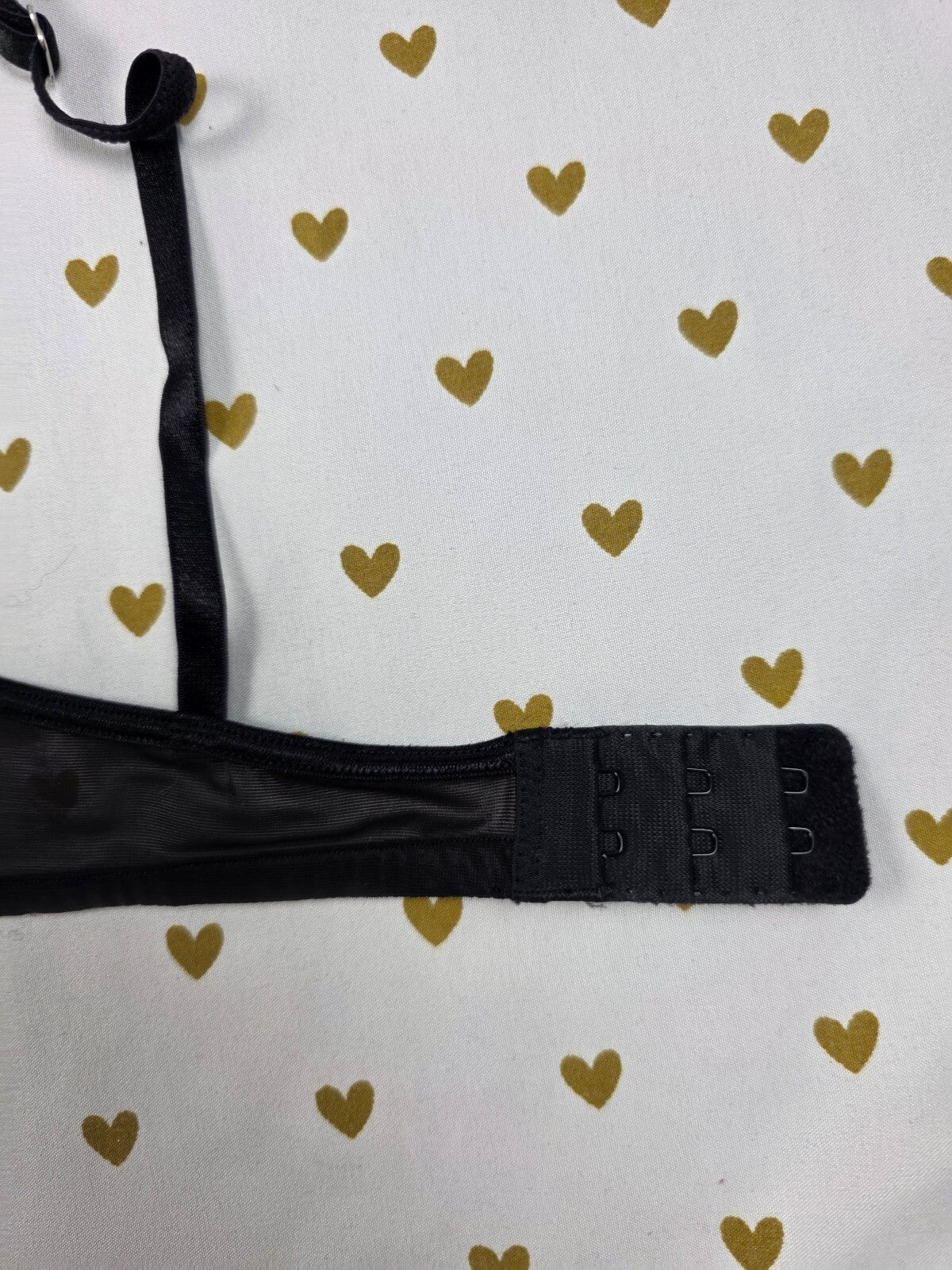 Victorias Secret Vintage Sheer Black Bra 34B Y2k 99 Lounge