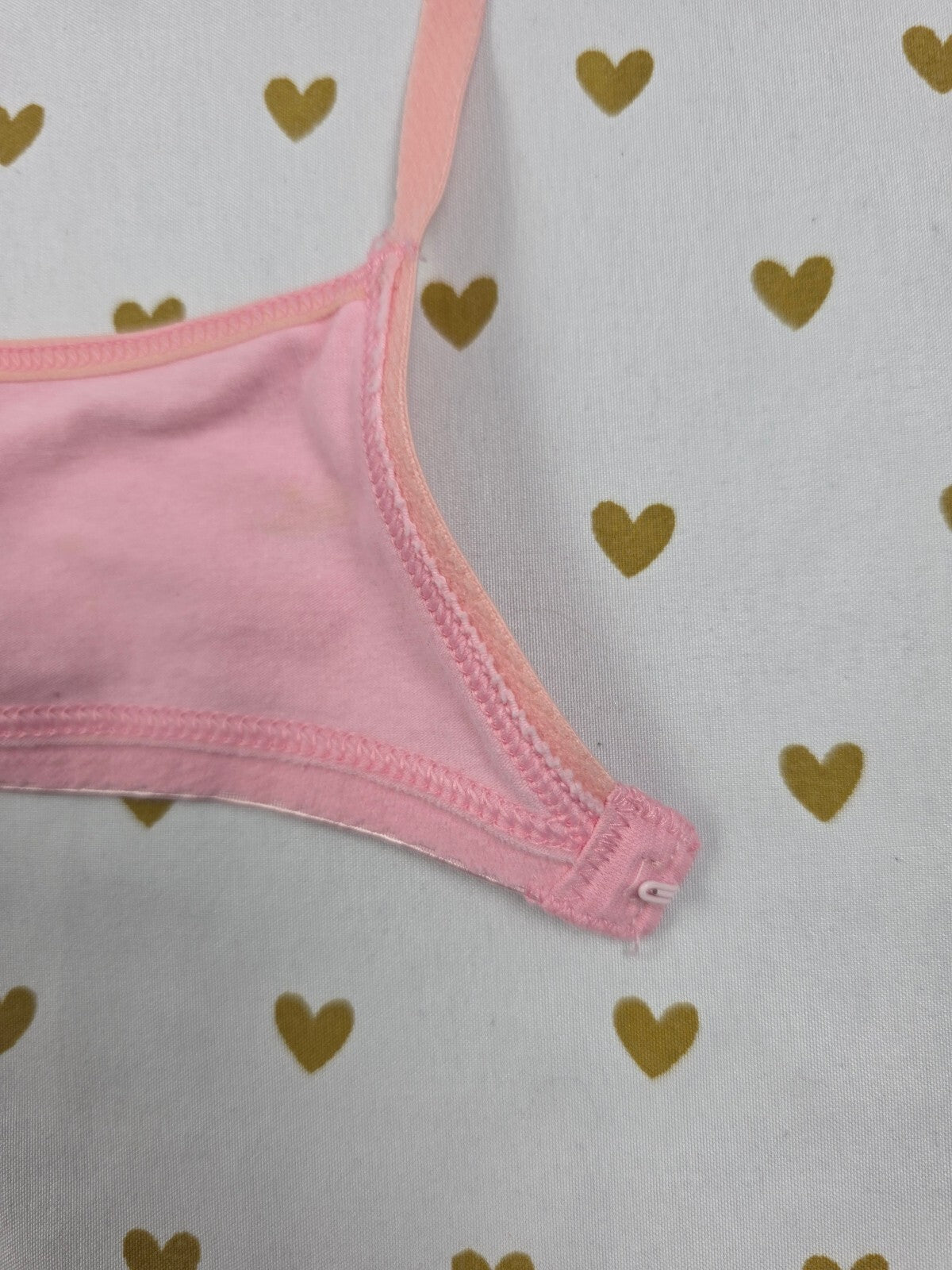 Victorias Secret Vintage Cotton 34C Lightly Lined Lounge bra PINK