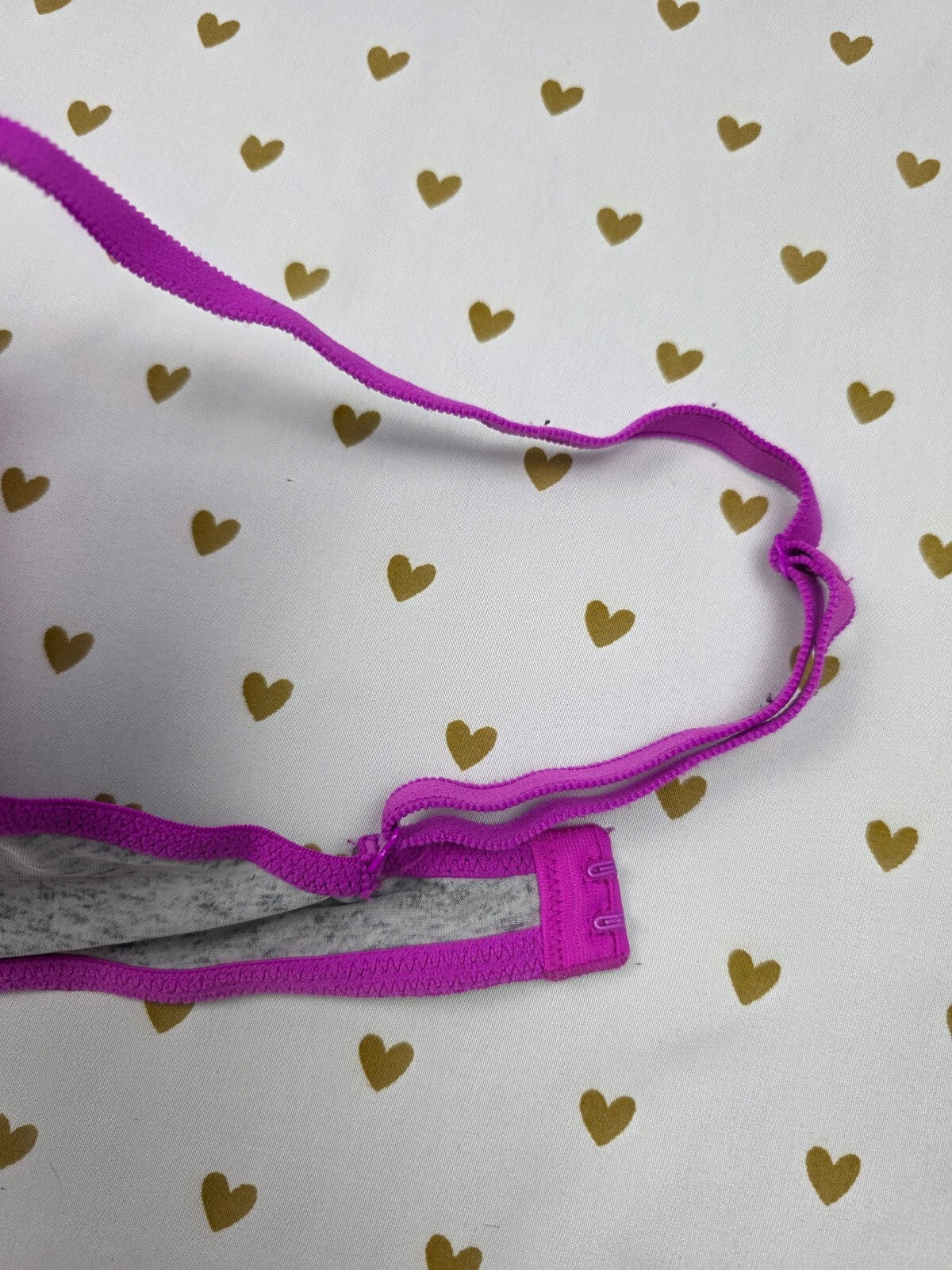 Victorias Secret  PINK Purple Logo Bra Wear Everywhere Push Up 32D