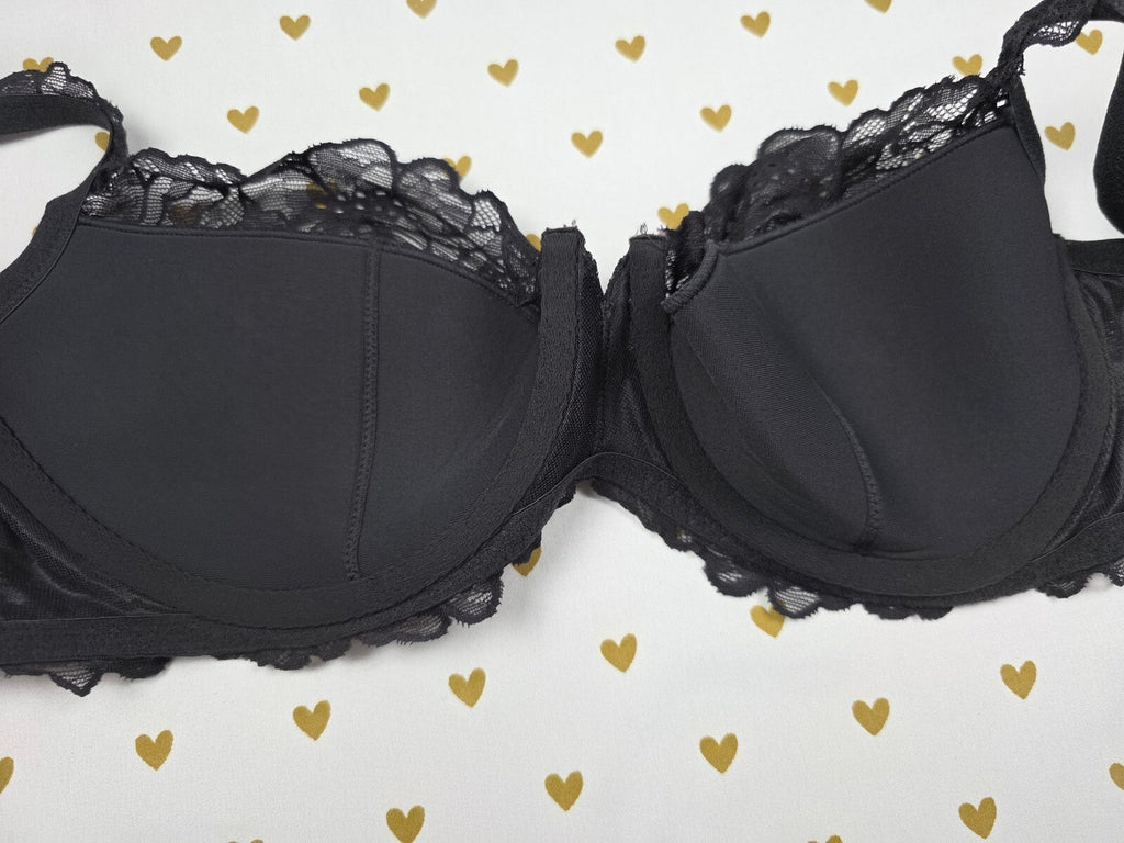 Victorias Secret Vintage Y2k Black 38C Push Up Bra