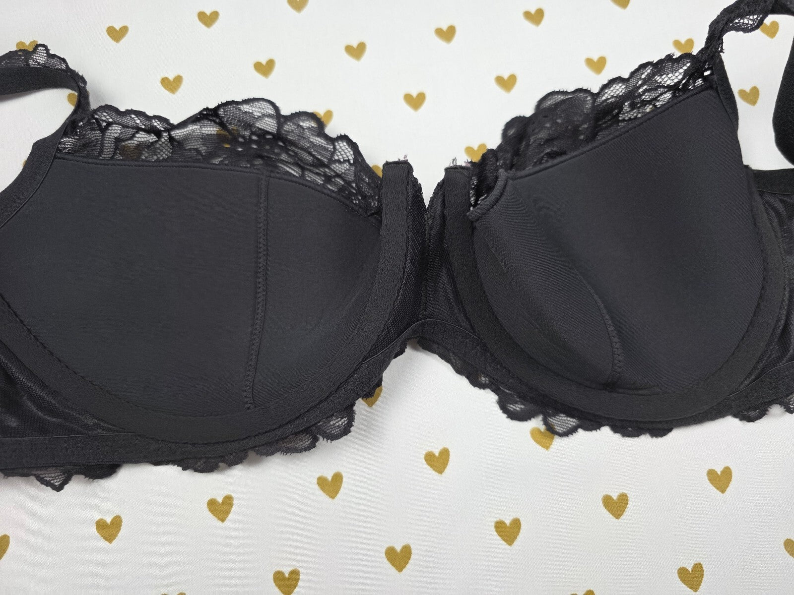 Victorias Secret Vintage Y2k Black 38C Push Up Bra