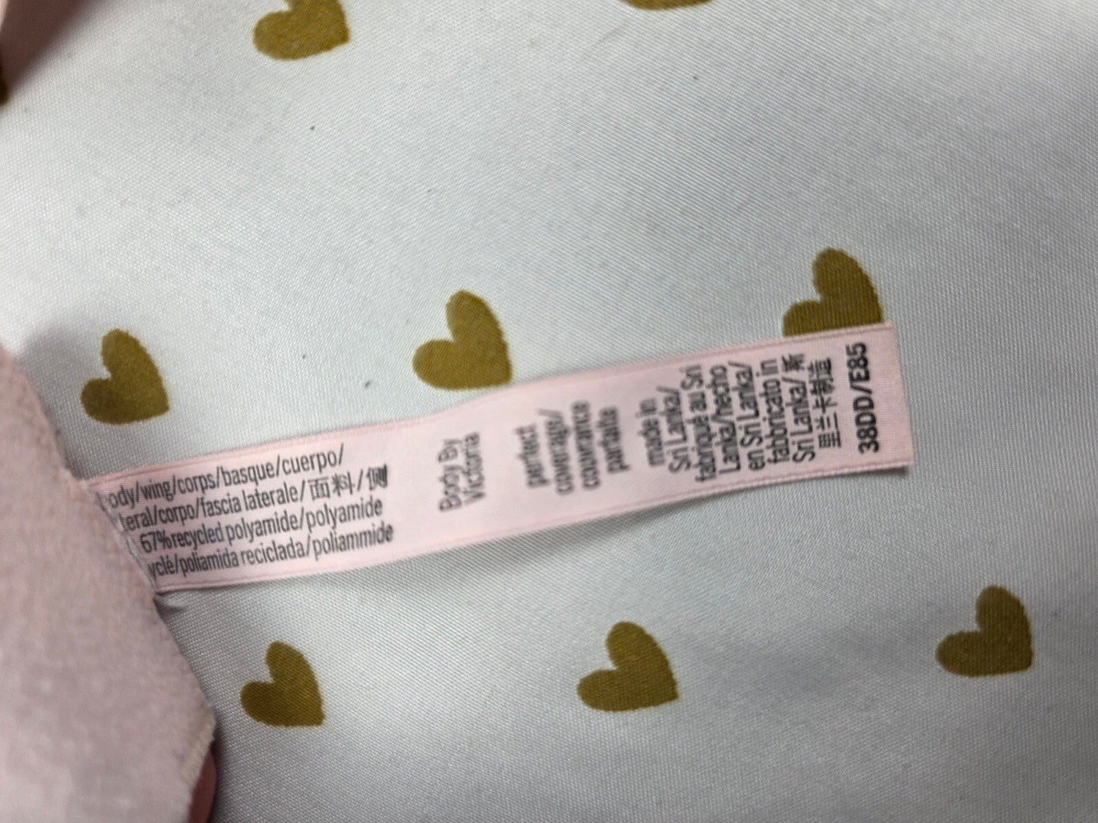 Victorias Secret Pink Perfect Coverage Bra 38DD