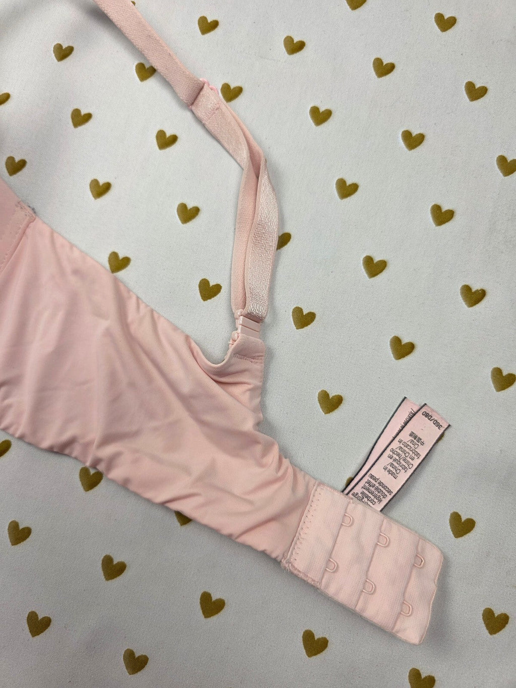 Victorias Secret Pink Blush T Shirt Lightly Lined Demi Balconette Bra 36D