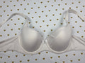 Victorias Secret White Lined Demi Balconette Bra 34D