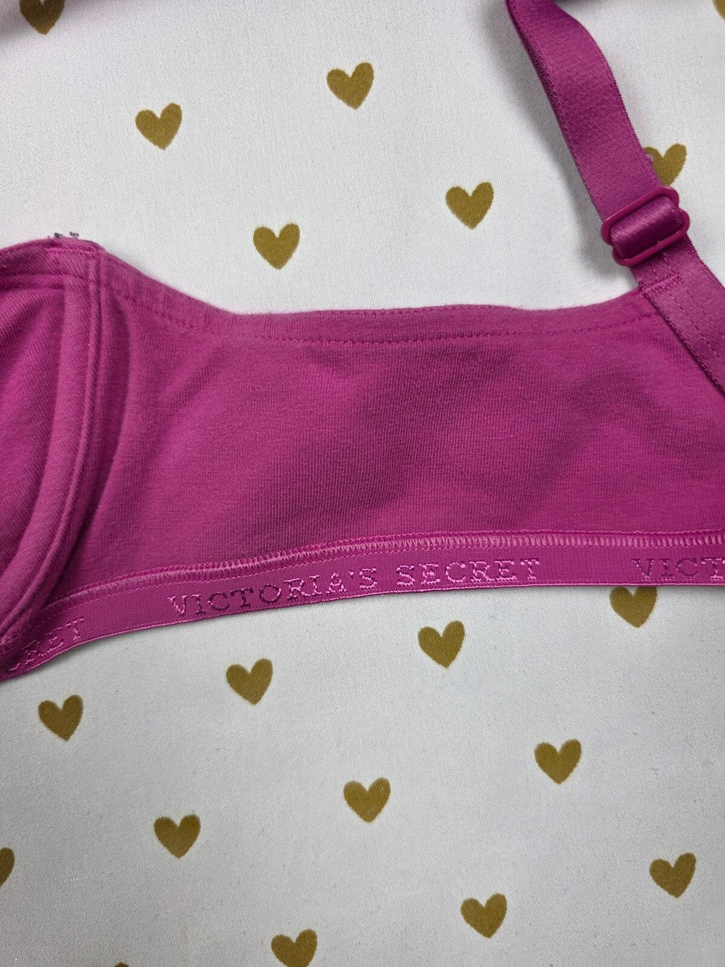Victorias Secret Vintage Cotton Lounge 36B Lightly Lined Bra
